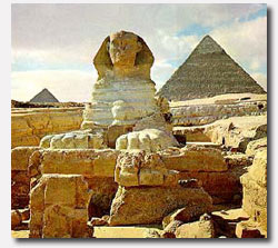 Pyramid and Sphinx